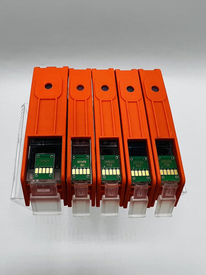 Katies Edible Ink Ready To Use Cartridges Filled Set Compatible with Canon Pixma TS705 TS705a Printers PG-580 CLI-581 580/581